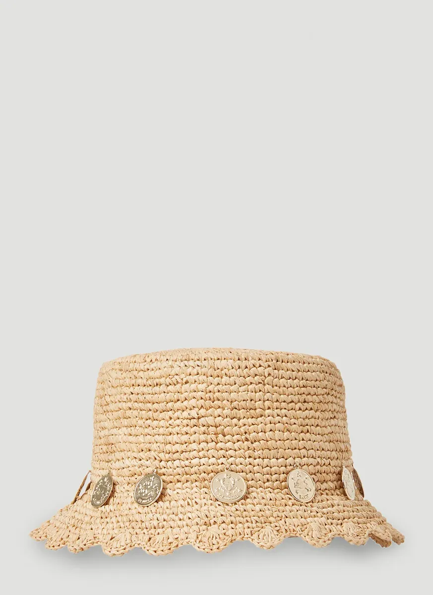 Coin Trim Beach Hat