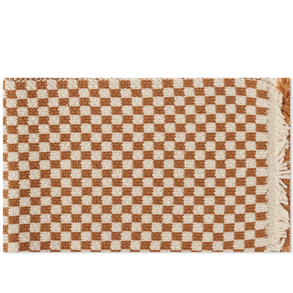 Fringe Check Scarf
