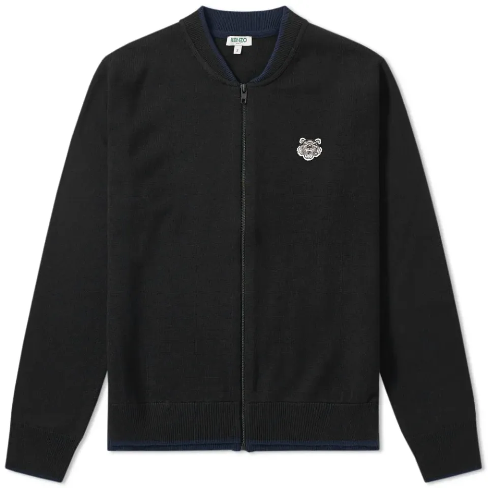Tiger Zip Cardigan