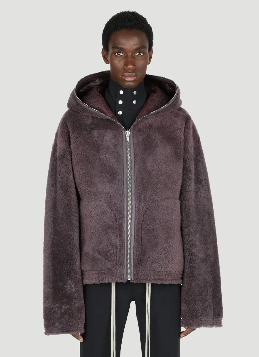 Shearling Windbreaker Jacket