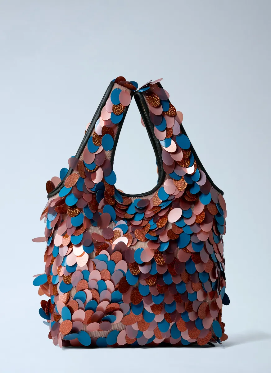 Sequinned Tote Bag