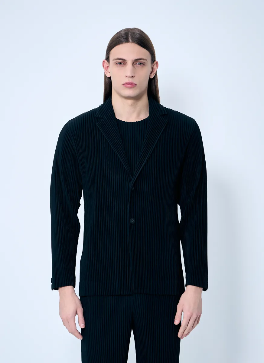 Pleated Blazer