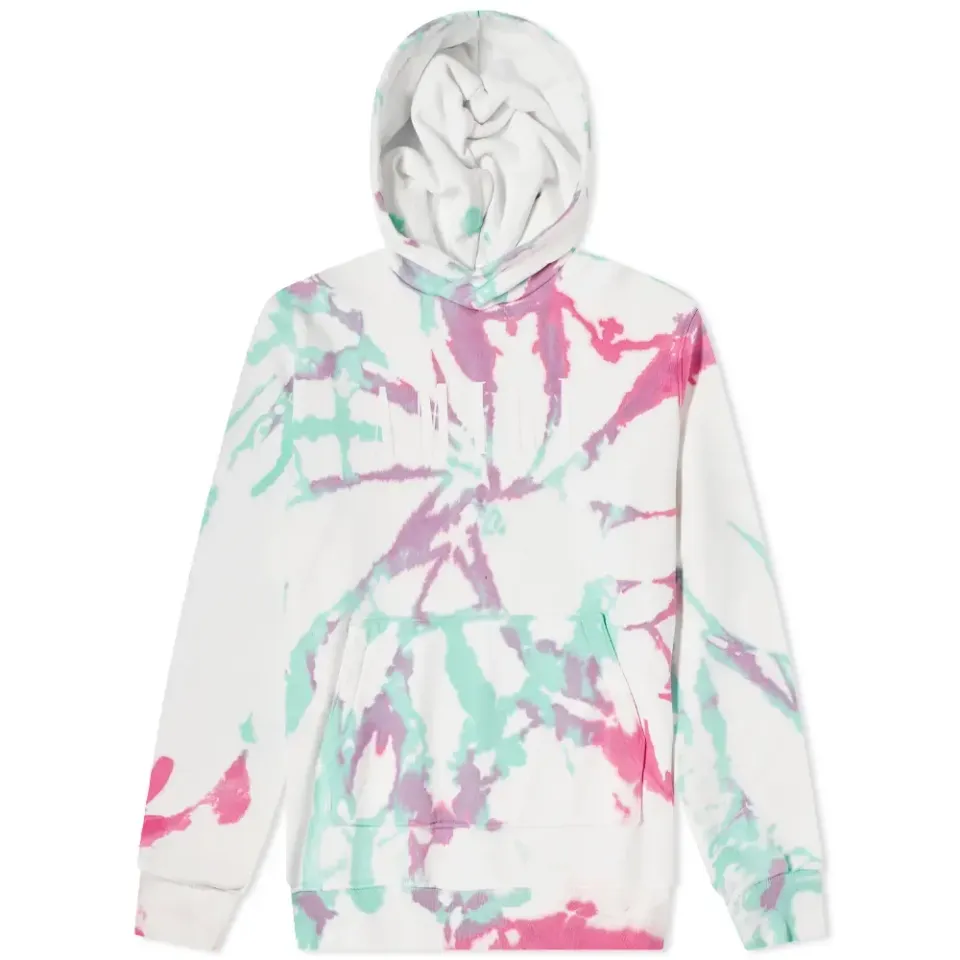 Core Logo Tie Dye Popover Hoodie