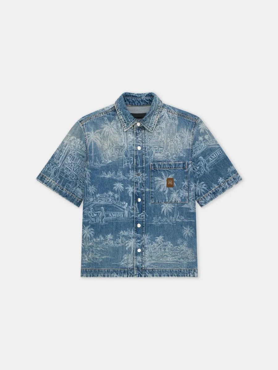 CHATEAU PALMS DENIM SHIRT - Harbor Indigo