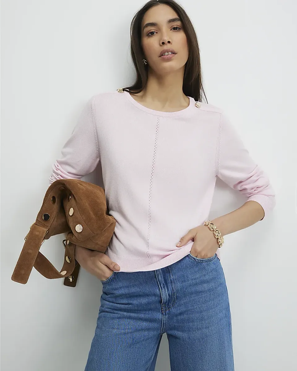 Long Sleeve Knitted Top