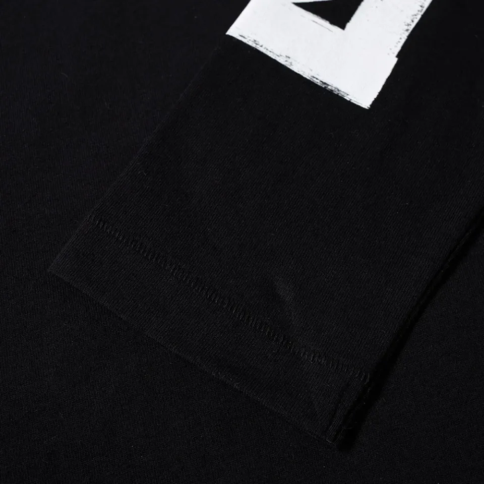 Long Sleeve Brushed Diagonals Tee