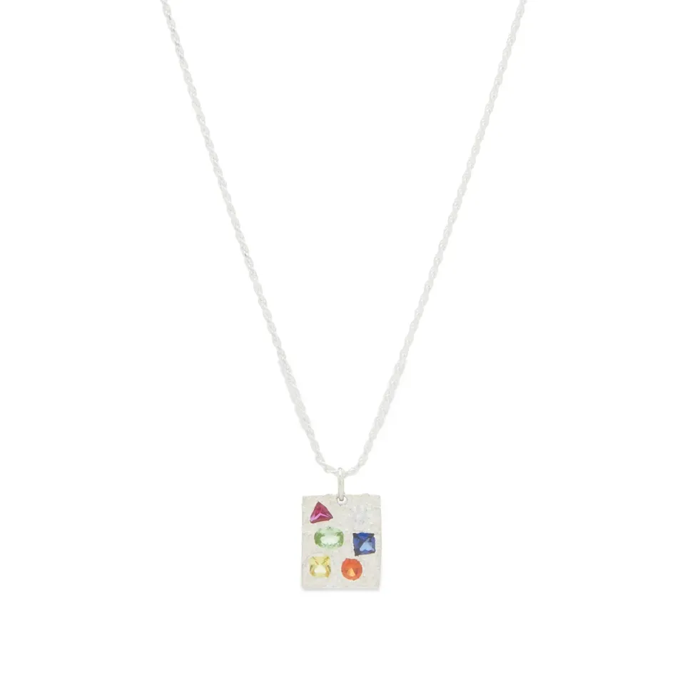 Cottage Rose Garden Pendant Necklace
