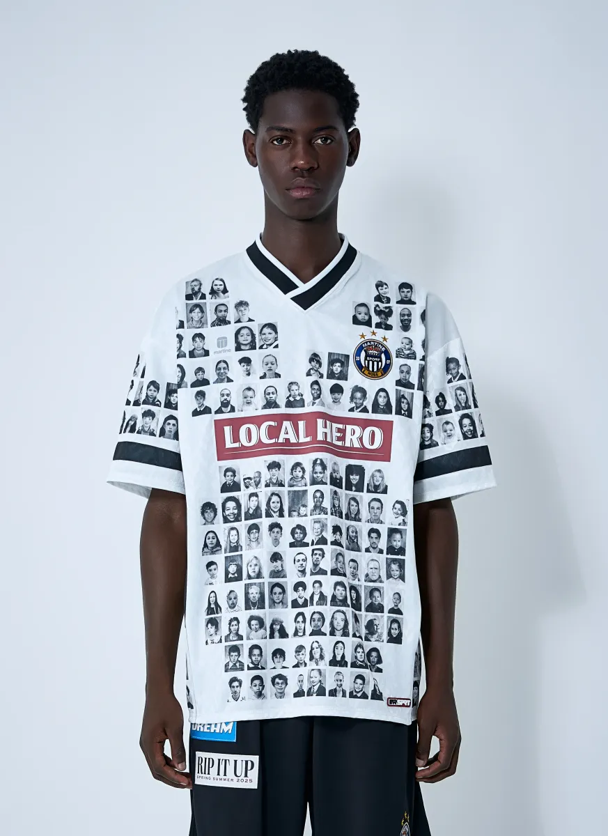 Logo Motif Football Shirt