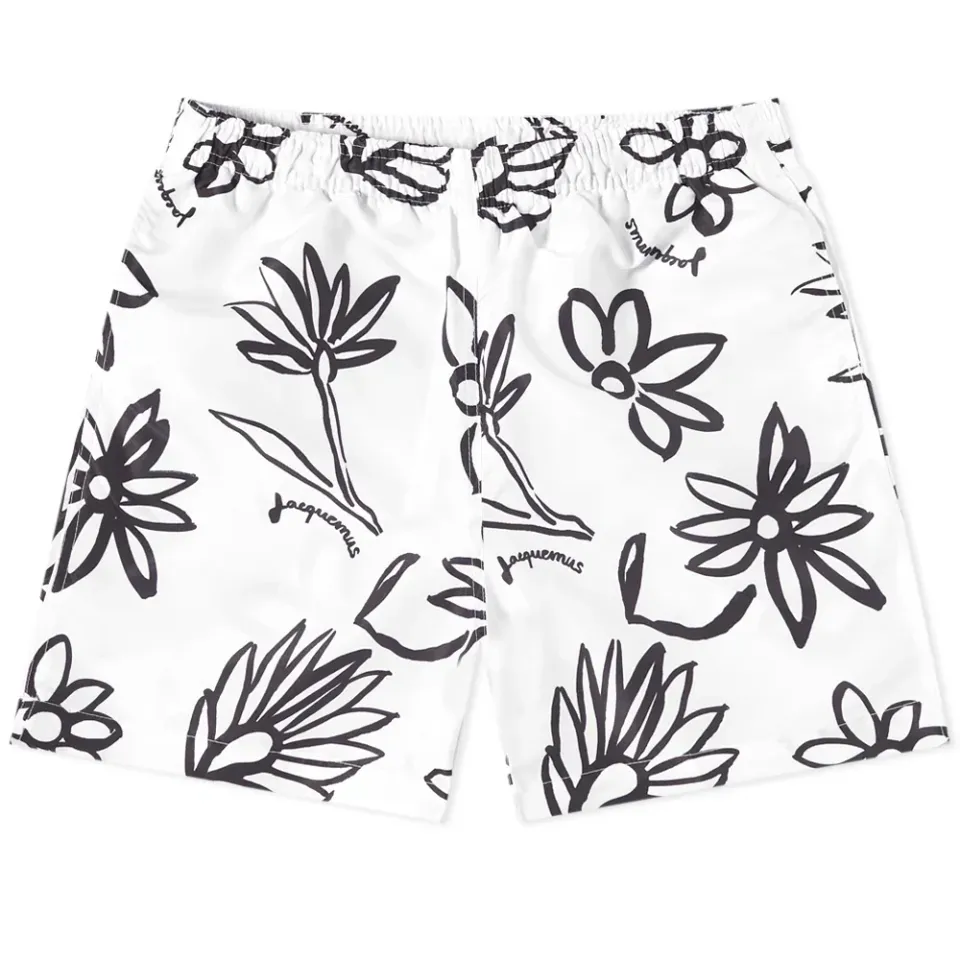 Floral Logo Swim Shorts