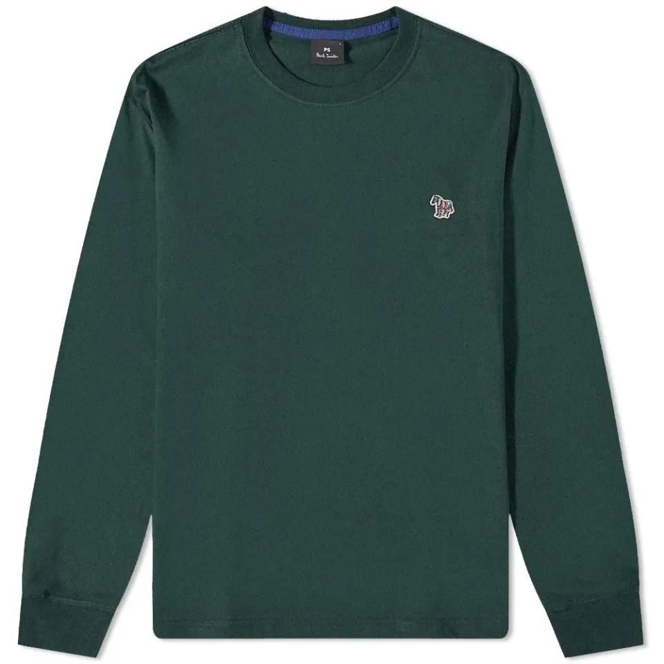Long Sleeve Zebra Logo T-Shirt