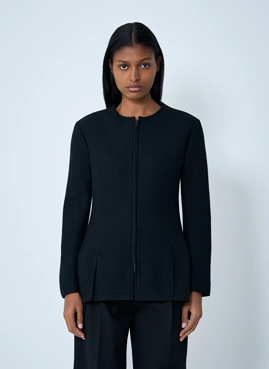 Wool Slim Jacket