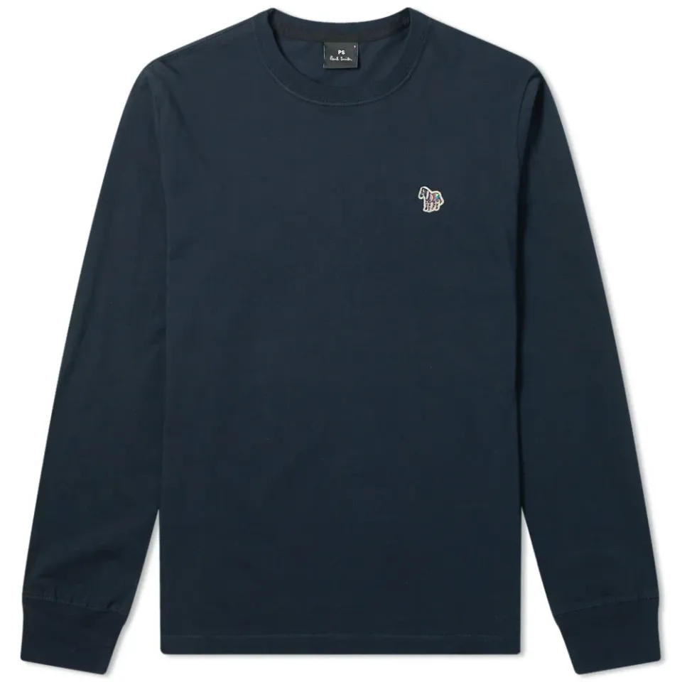 Long Sleeve Zebra Logo Tee