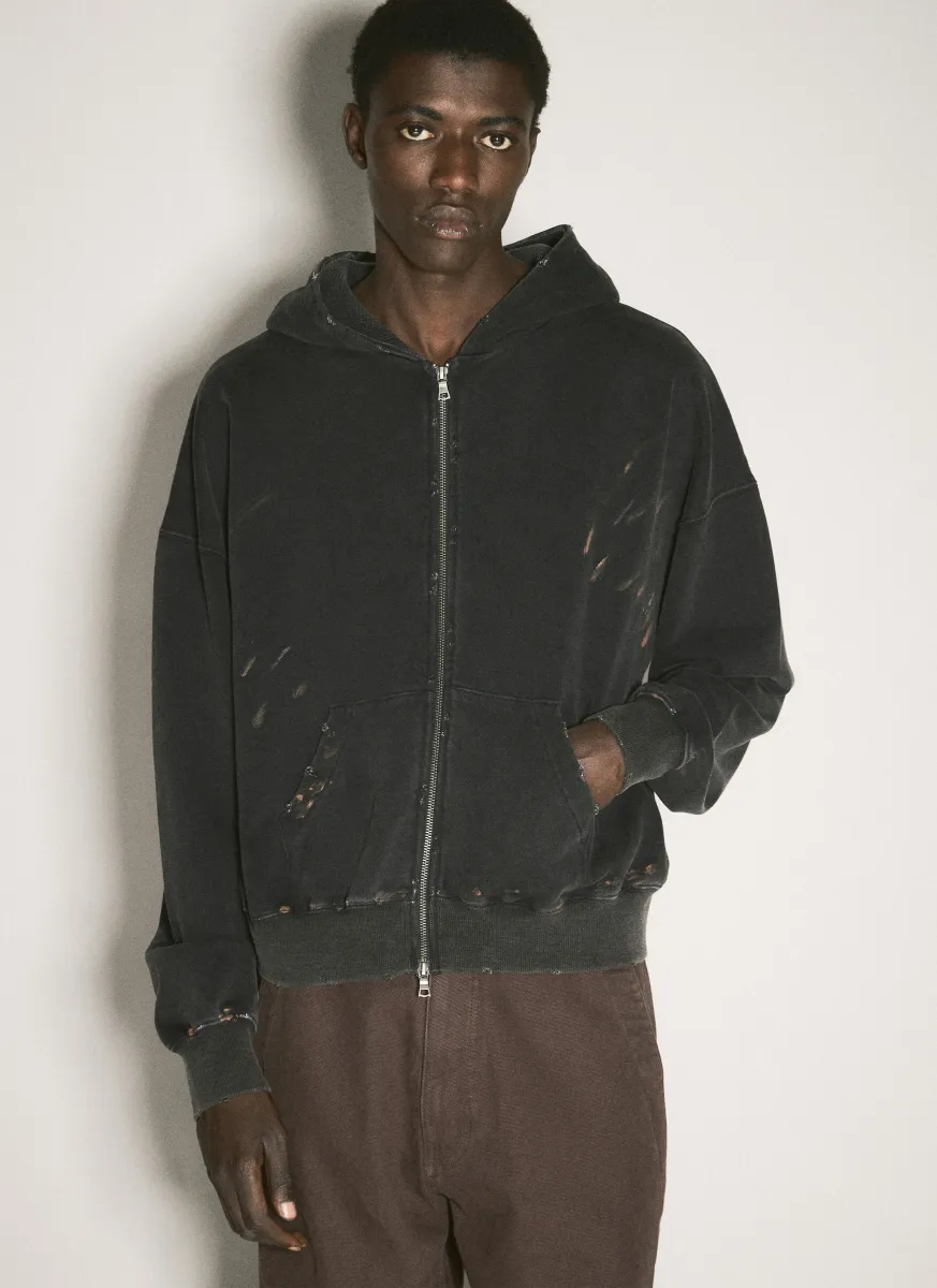 Destroyed Workers Hooded Sweatshirt