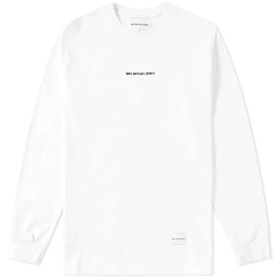 Long Sleeve Embroidered Logo Tee
