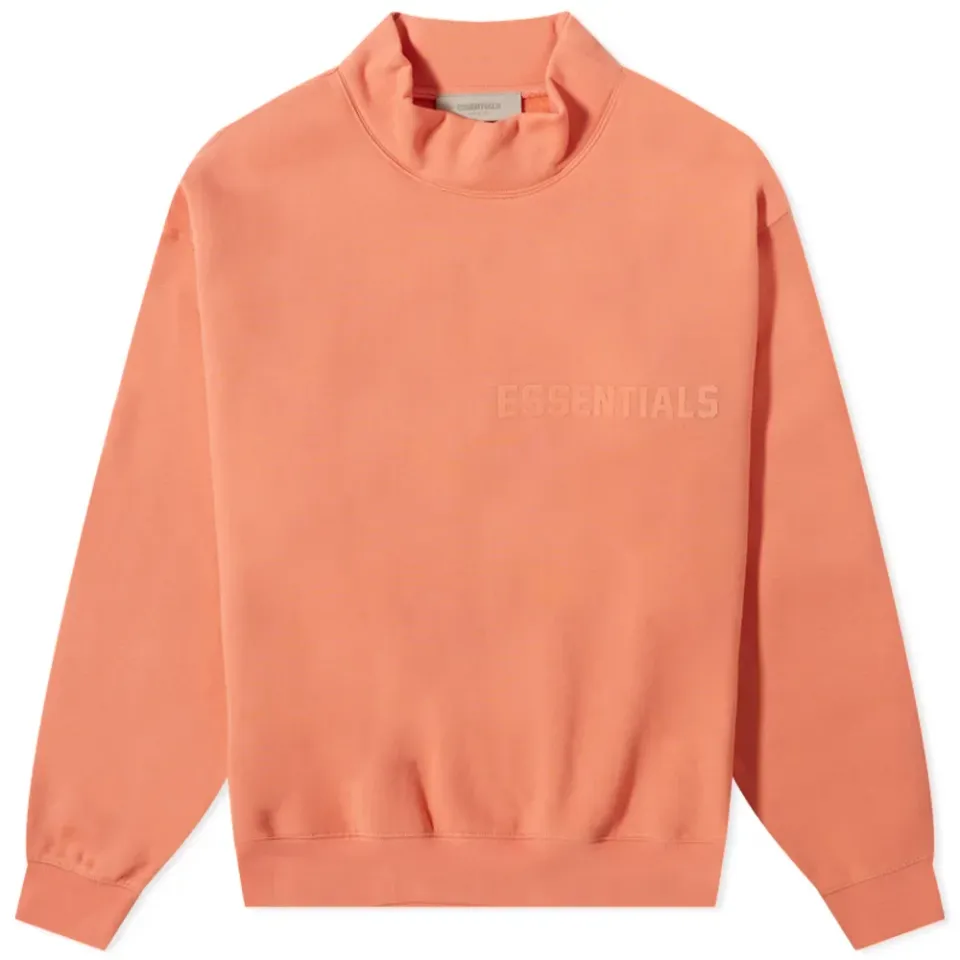 Logo Mock Neck Sweat