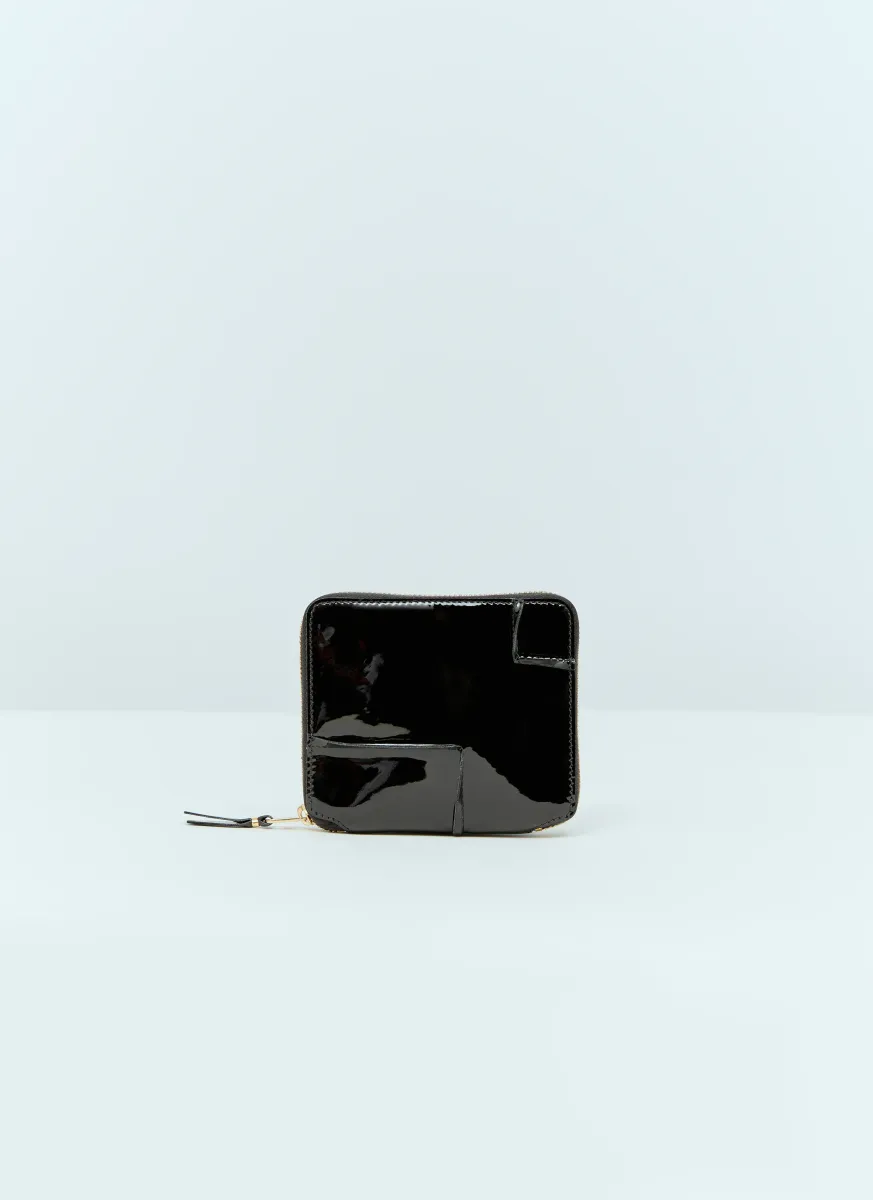 Reverse-Hem Zip Around Wallet
