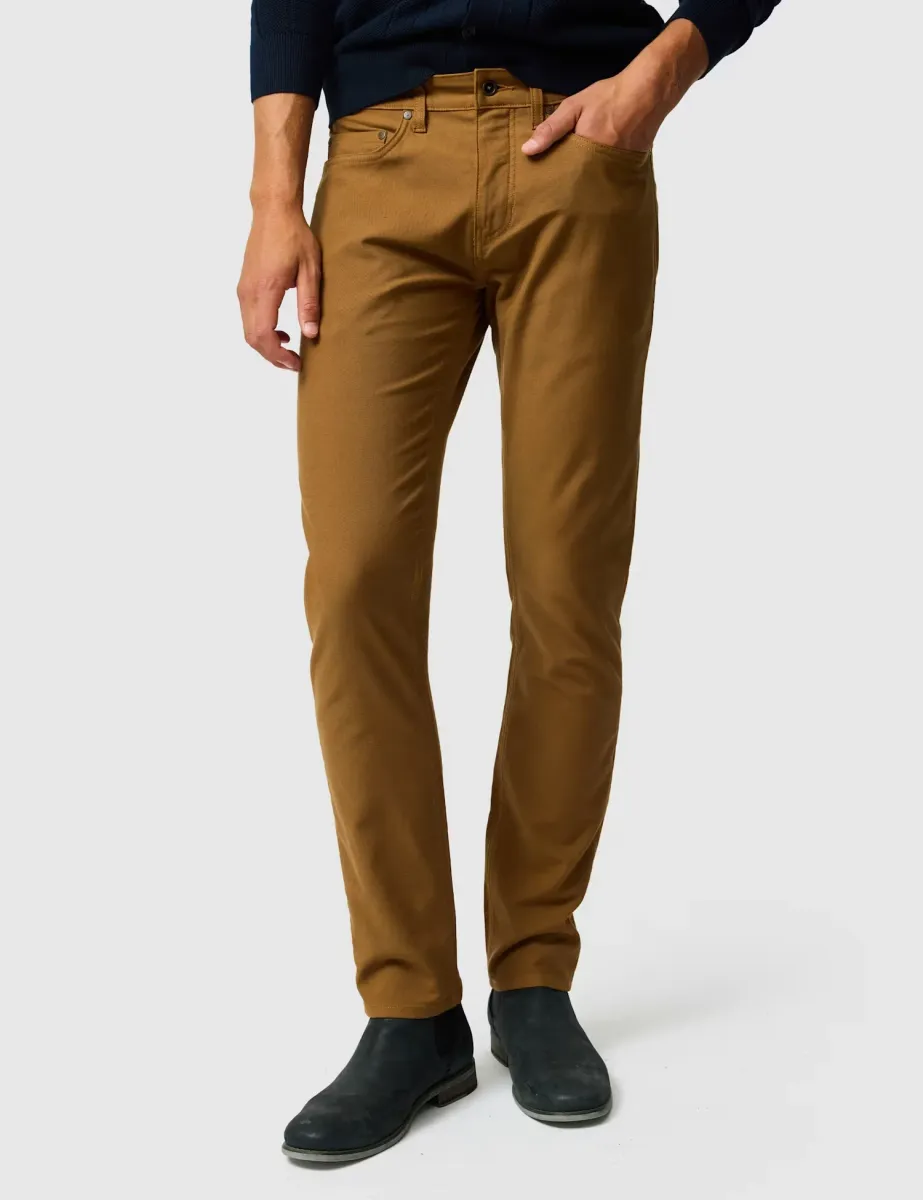 Motion 2 Regular Fit 5 Pocket Jeans Tan