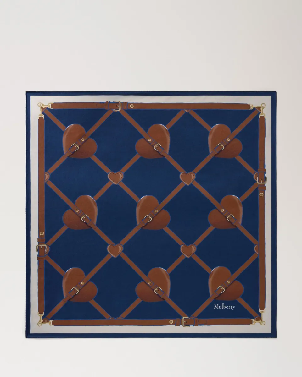 Square Scarf - Heart Pockets