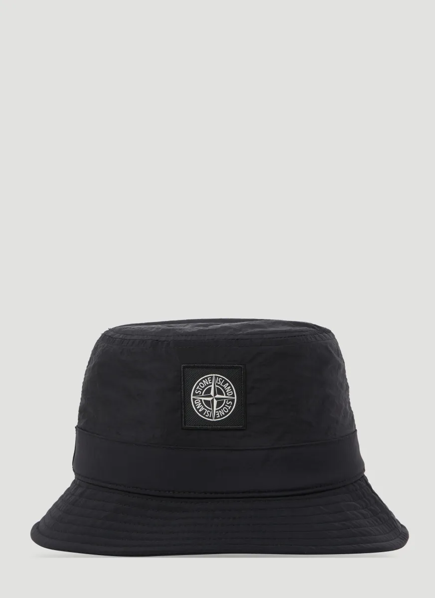 Logo Patch Bucket Hat