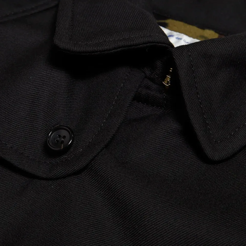 Comme des Garcons SHIRT Camo Lined Trench Coat