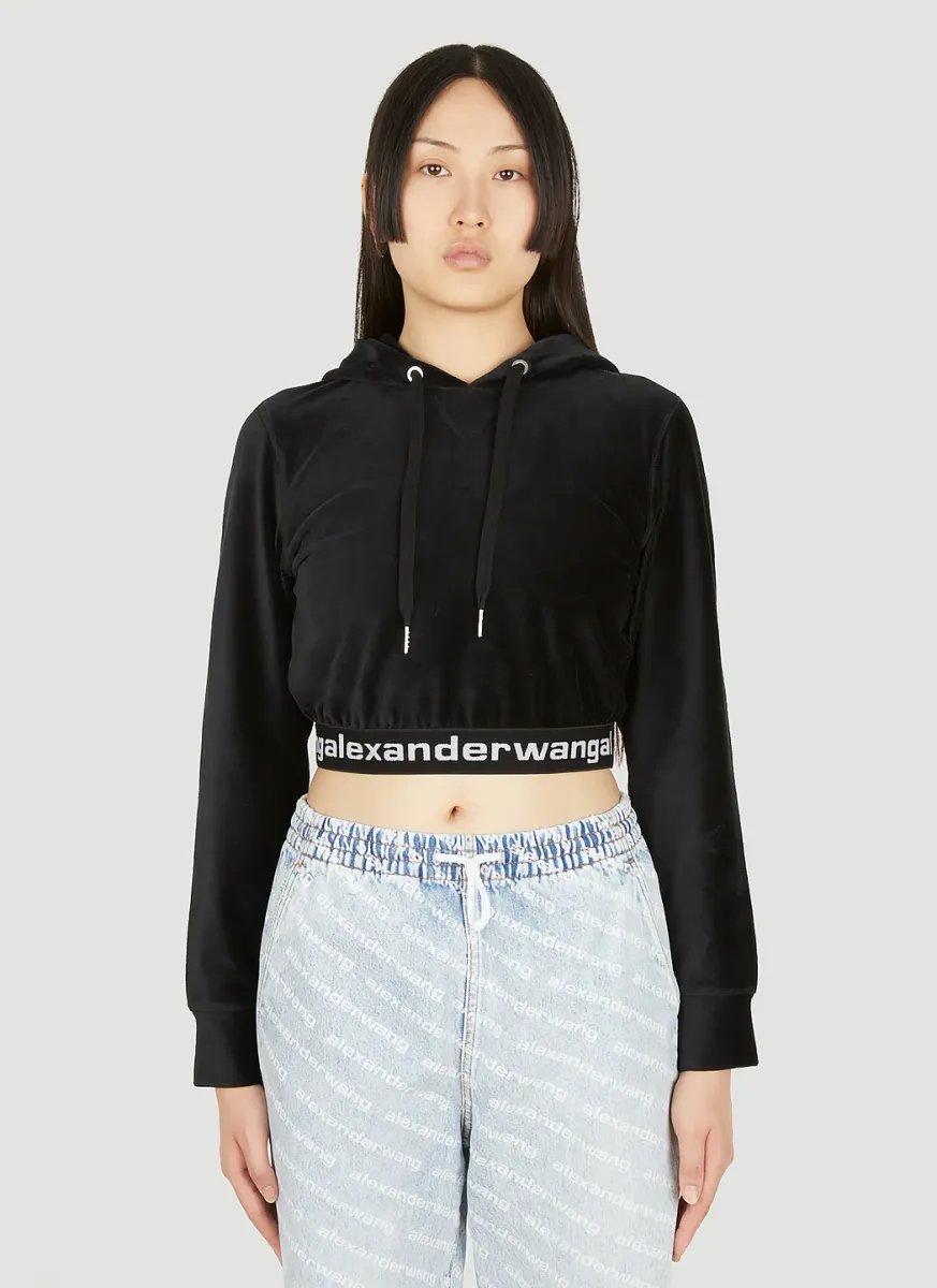Corduroy Hooded Sweatshirt