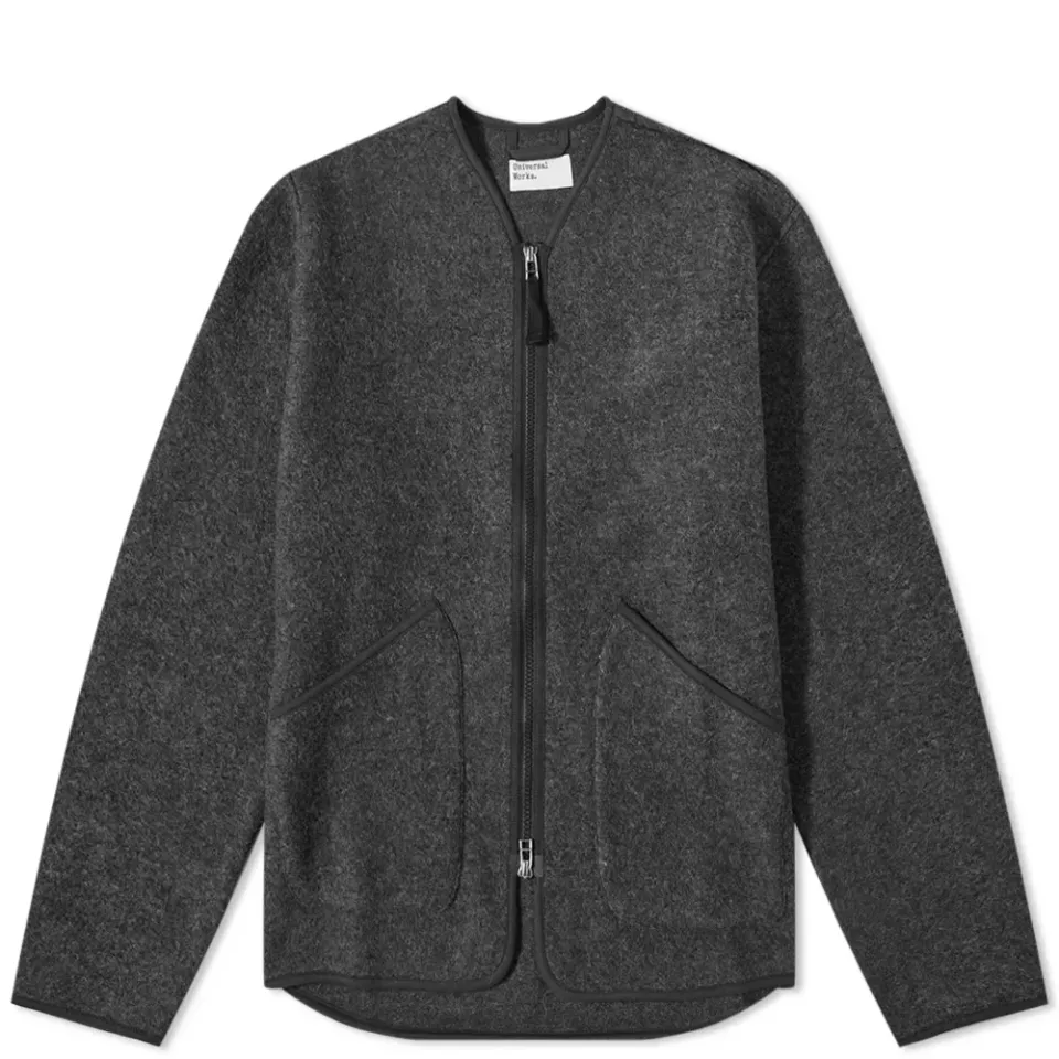 Chante Wool Zip Liner Jacket
