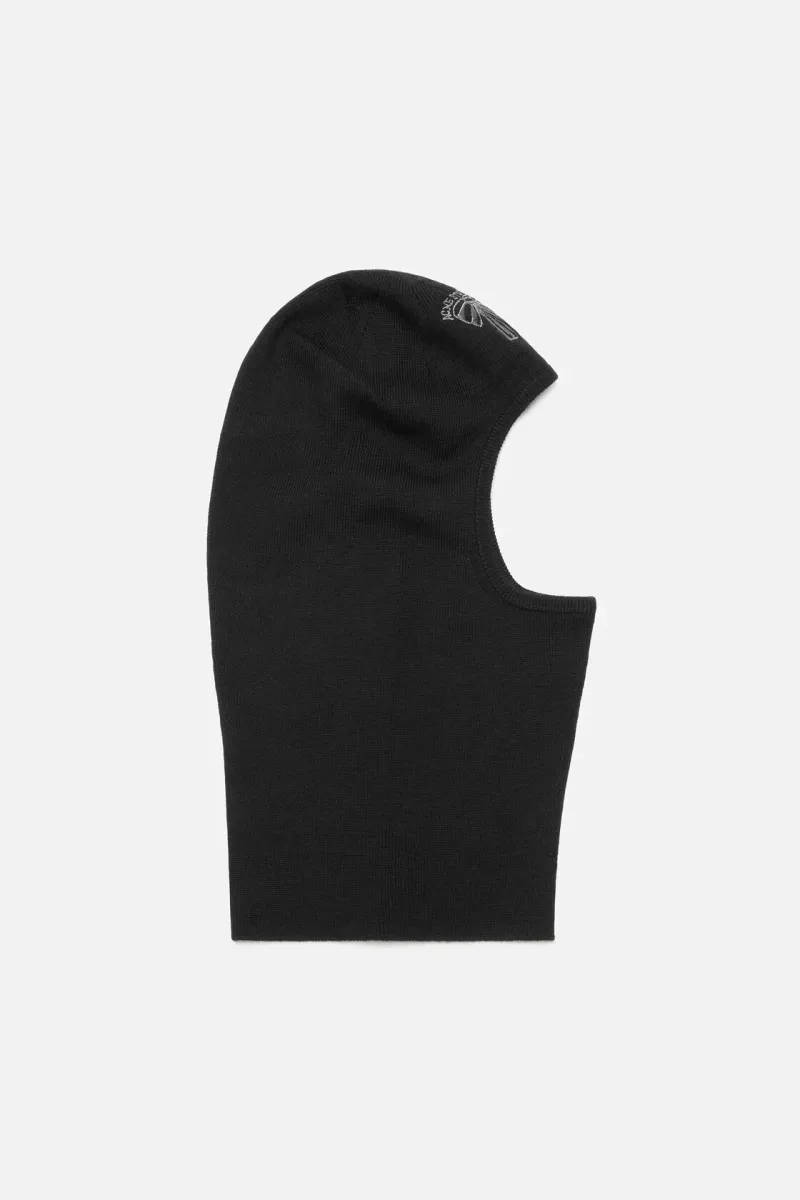 Wool logo balaclava
