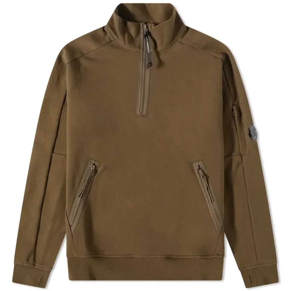 Arm Lens Quarter Zip Sweat
