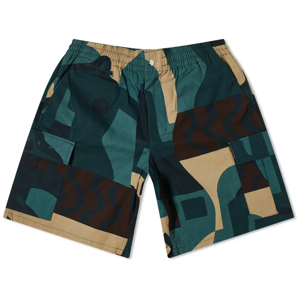 Distorted Camo Shorts