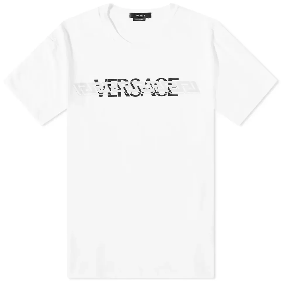 Greca Logo Text Tee