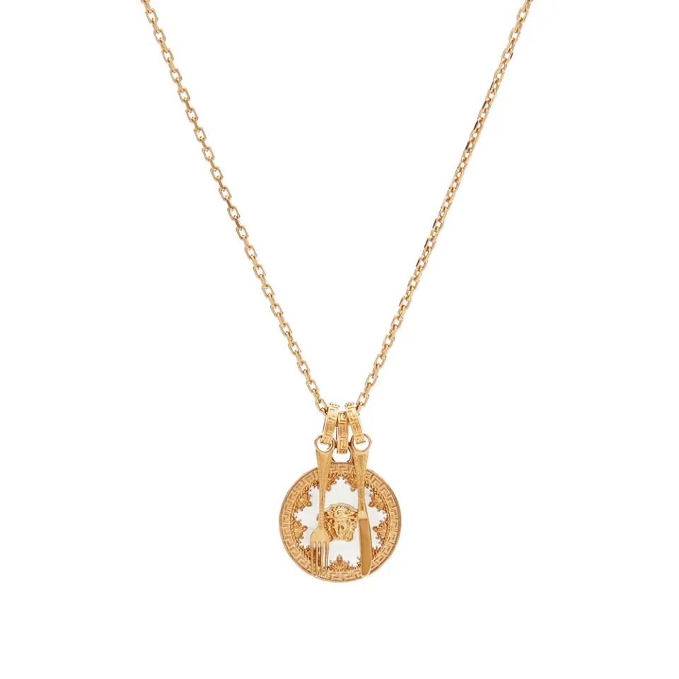 Medusa Plate Necklace