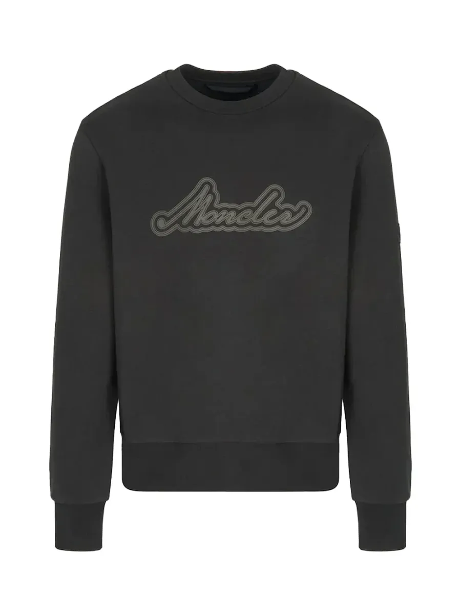 Men logo sweatshirt Black