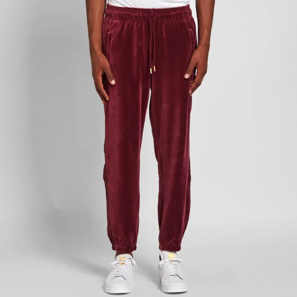 Velour Cuffed Track Pant