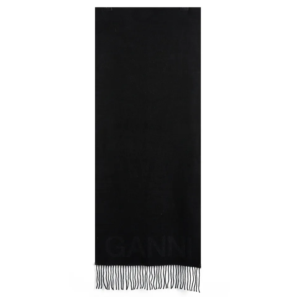 Fringed Wool Scarf