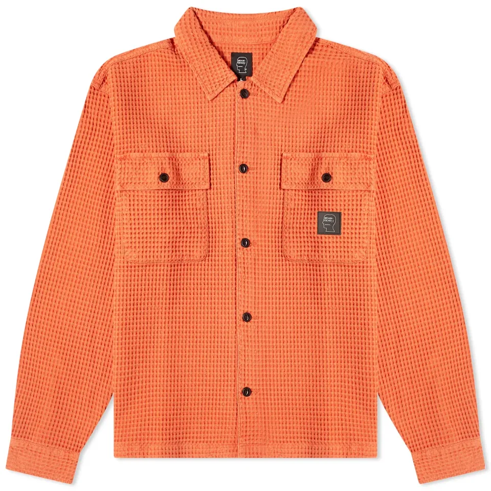Waffle Button Overshirt