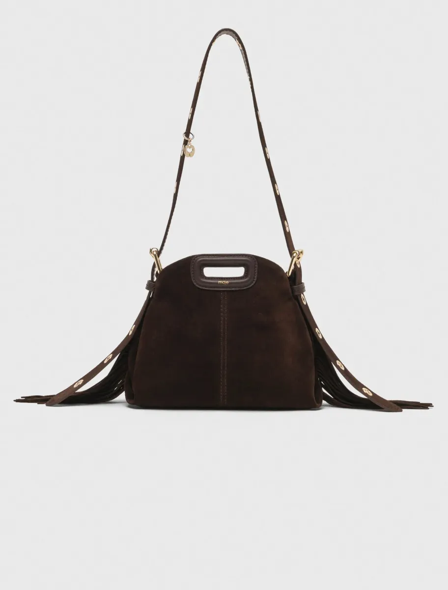 Suede leather mini Miss M bag