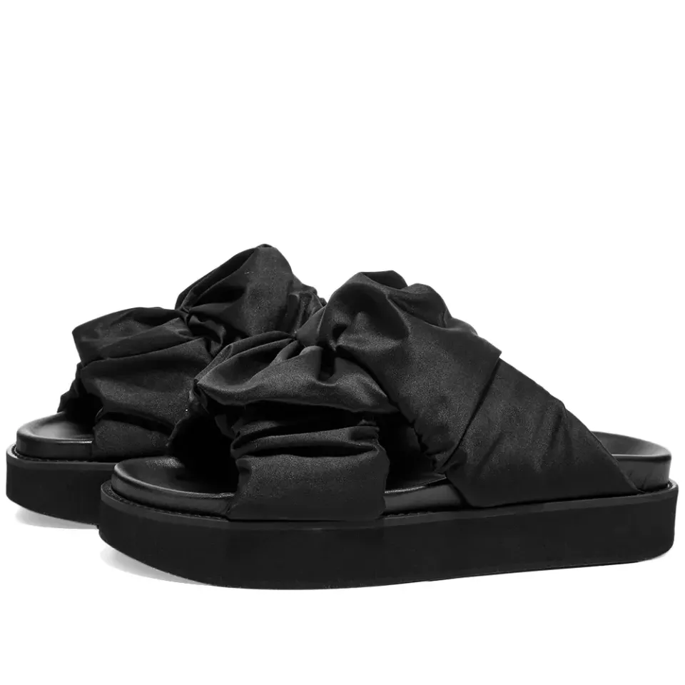Ruched Platform Sandal