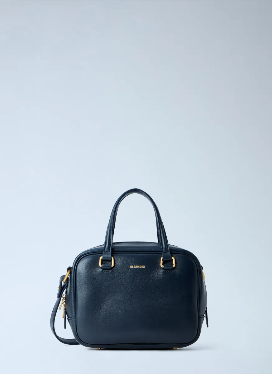 Compact Leather Handbag