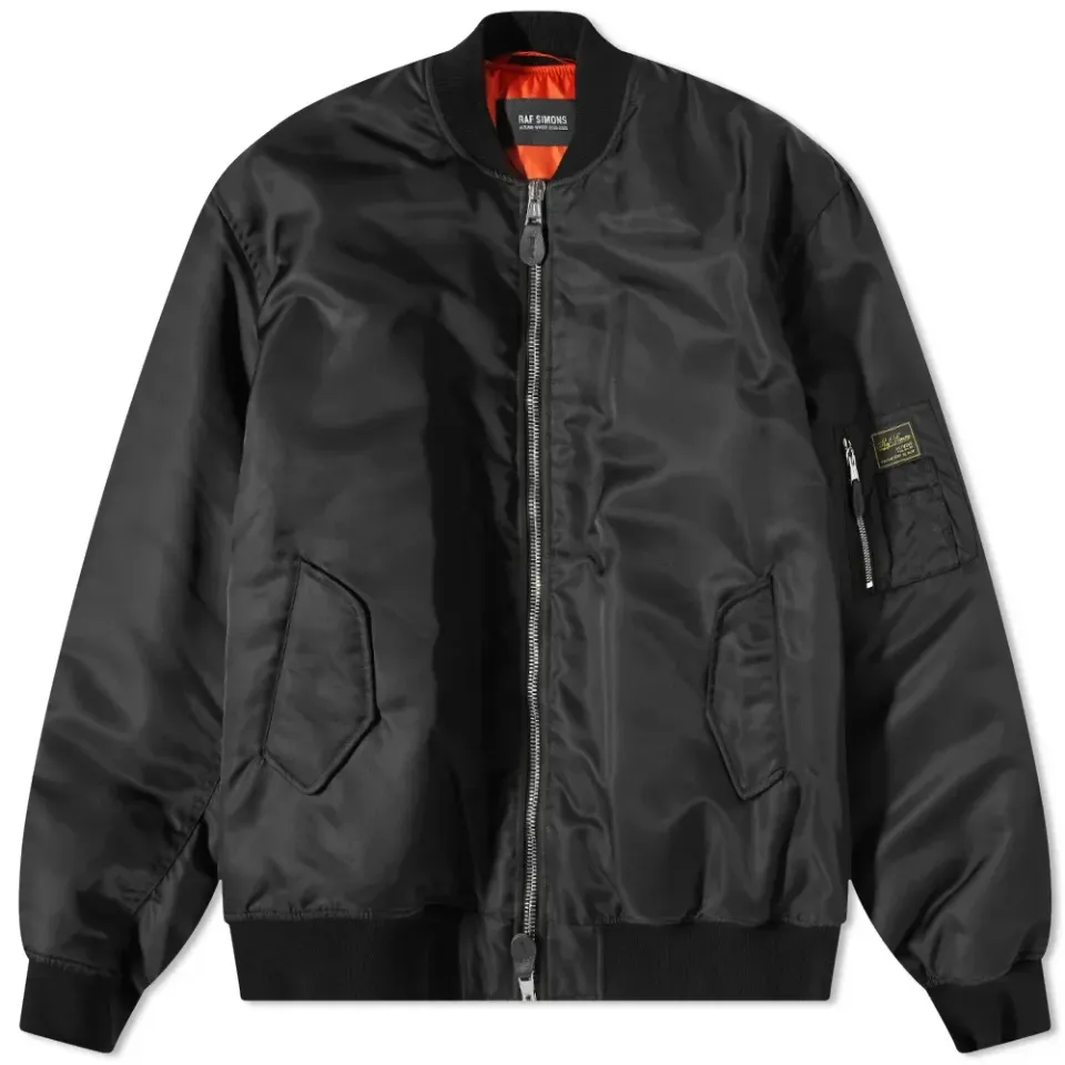 Detatched Print Bomber Jacket
