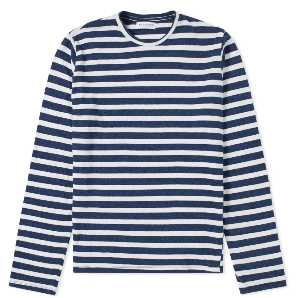 President's Long Sleeve Stripe Tee
