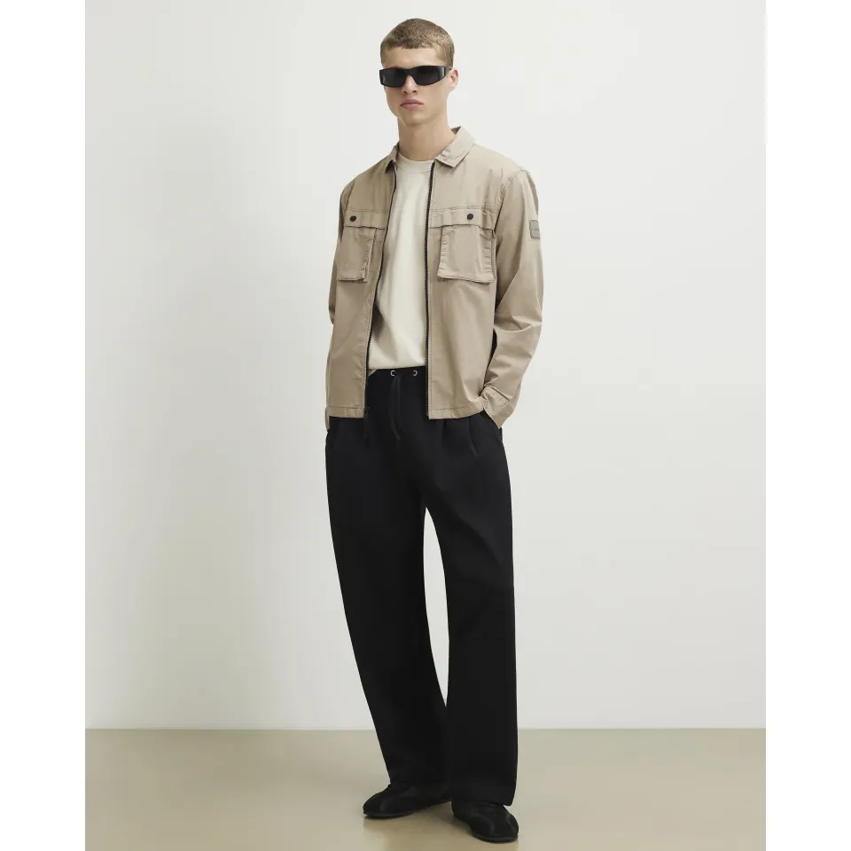 Wide Leg Pleated Joggers
