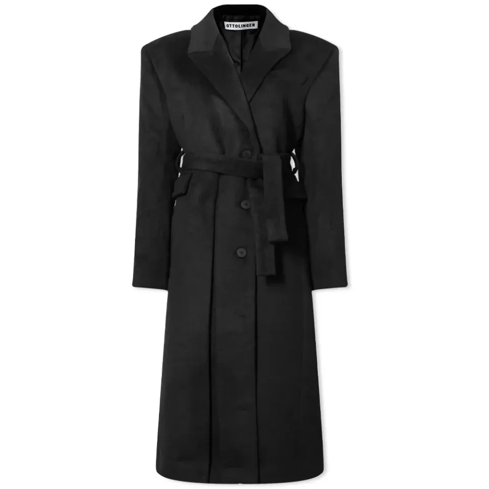 Split Front Overcoat