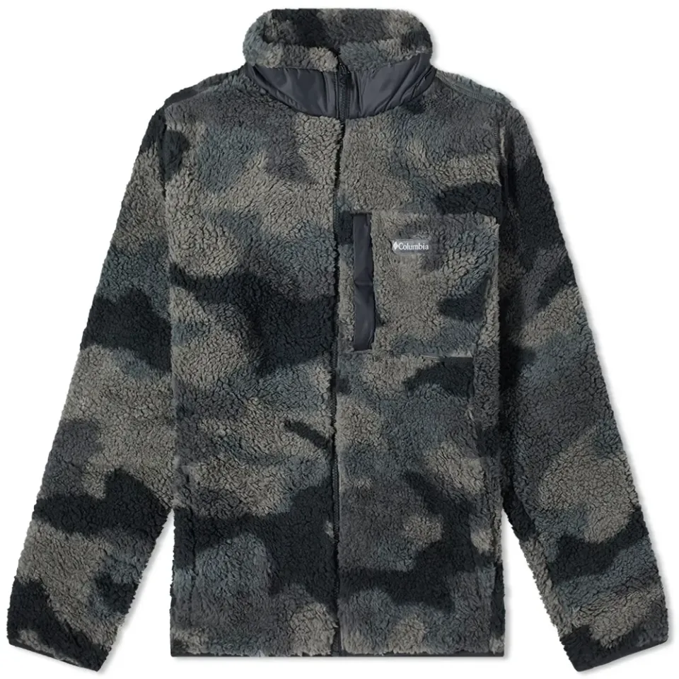 Winter Pass Print Full Zip Fleece