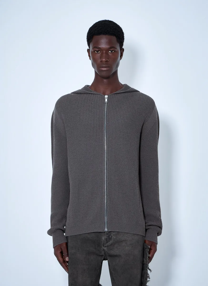Wool Zipped Hoodie