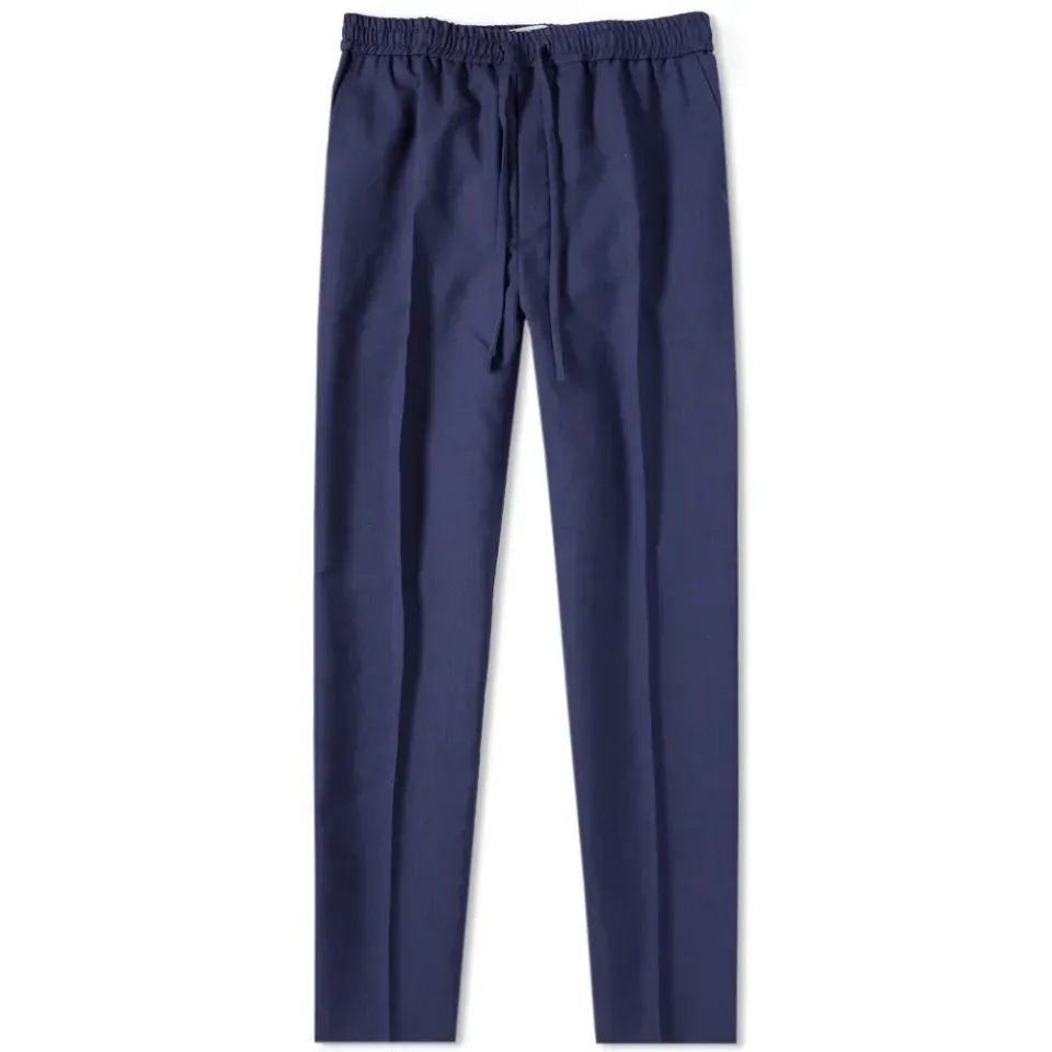 AMI Carrot Fit Wool Trouser