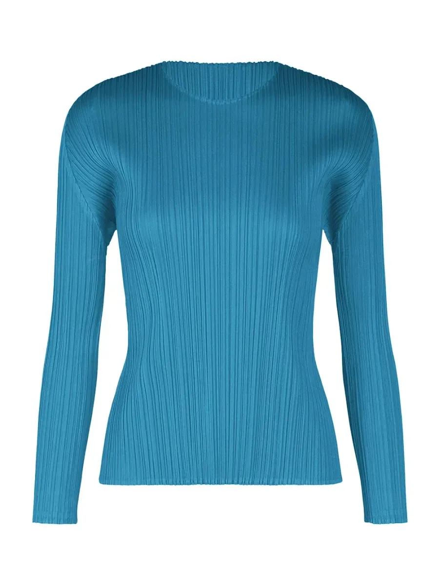 Pleats Please Top Deep Blue
