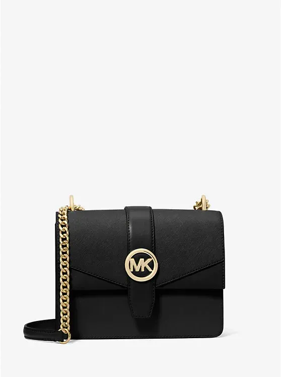 Greenwich Small Saffiano Leather Crossbody Bag