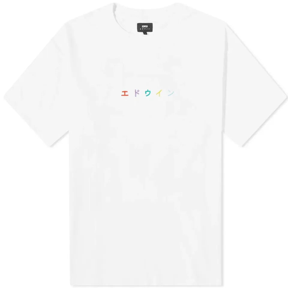 Katakana Embroidery T-Shirt