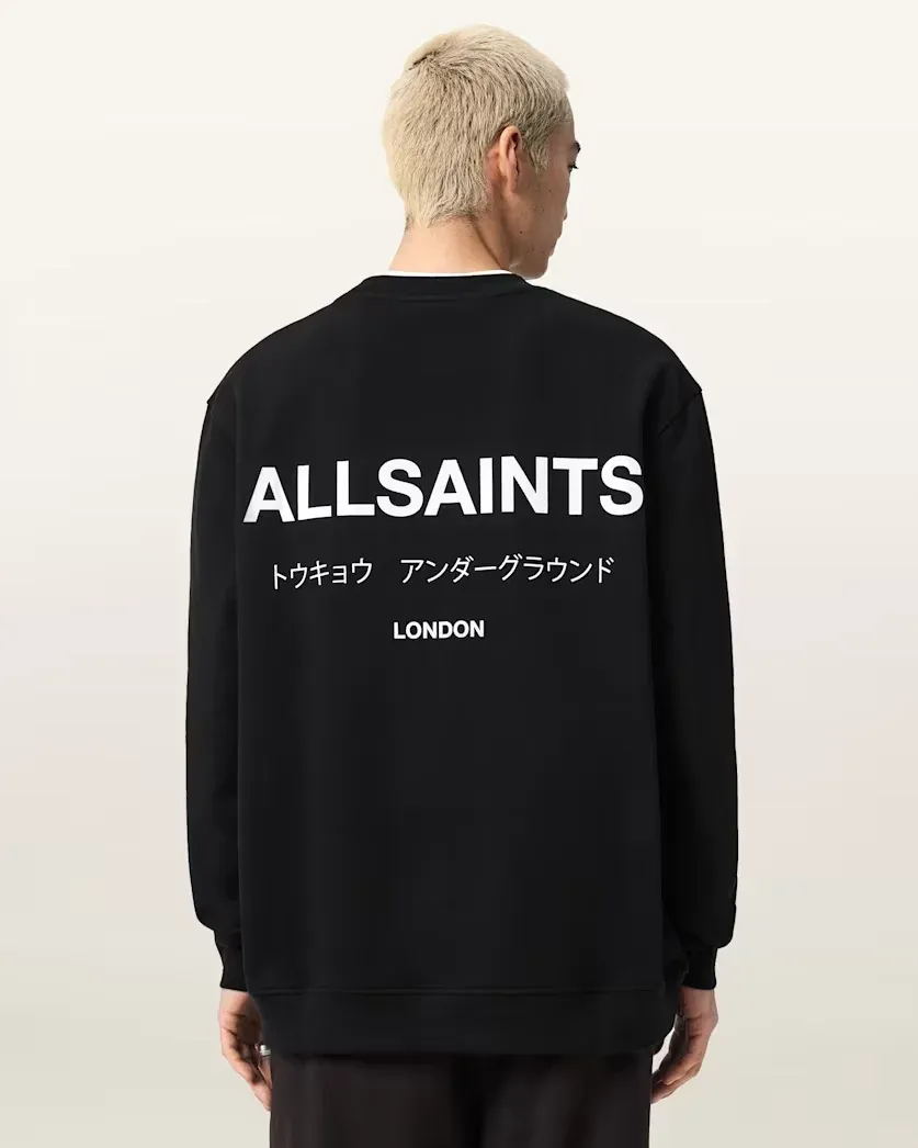 Underground Relaxed Fit Crew Neck Sweatshirt