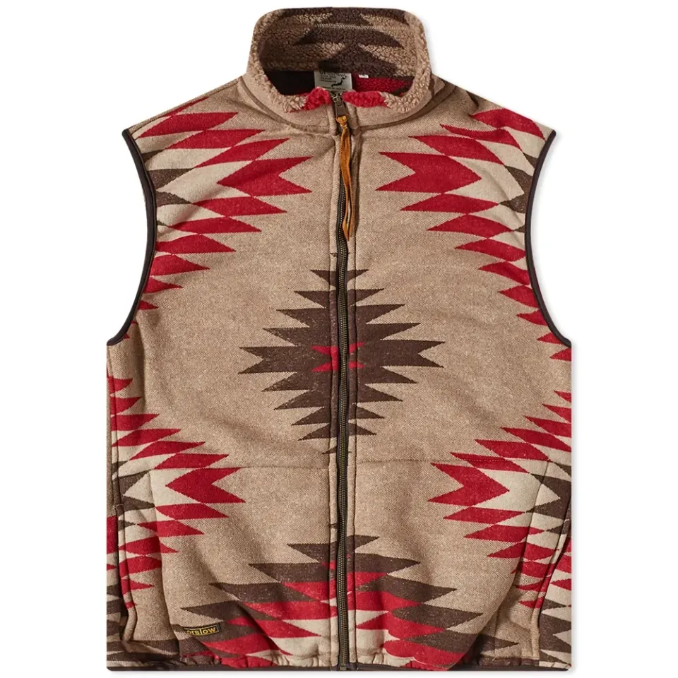 Navajo Boa Fleece Vest
